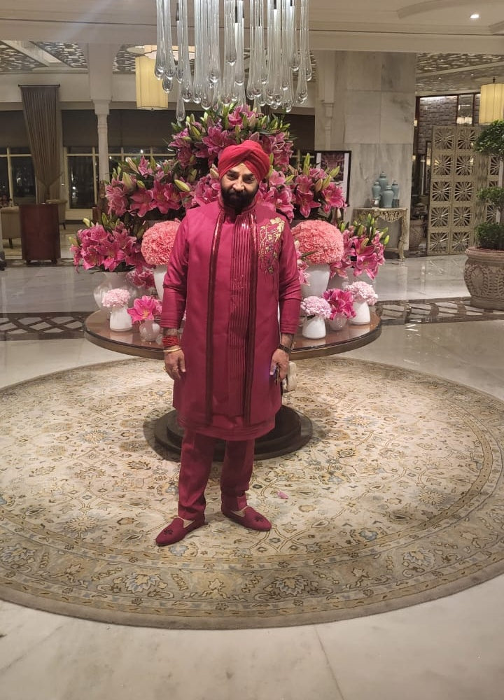 Maroon Indo Western Set